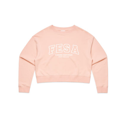 FESA College Crop Crew - Pale Pink