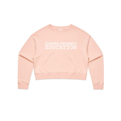 FESA Flat Crop Crew - Pale Pink