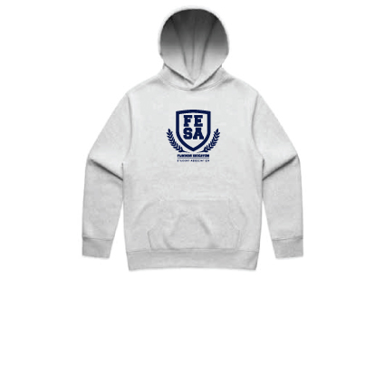 FESA Shield Hoodie - White Marle