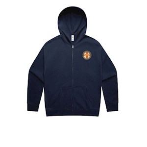 FMSS Relax Zip Up Hoodie- Ink Blue
