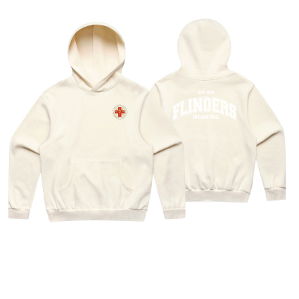 FMSS College Box Hoodie- Ecru