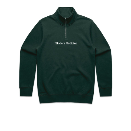 FMSS Qtr Zip- Pine Green