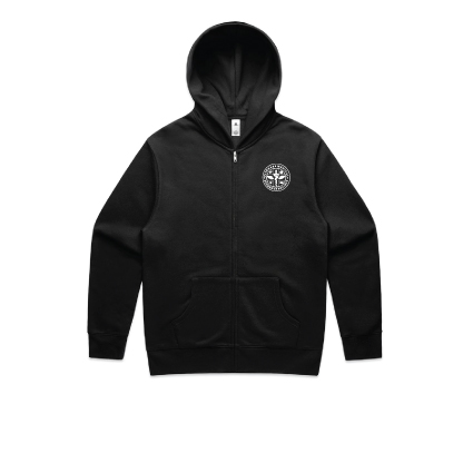 FMSS Relax Zip Up Hoodie- Black