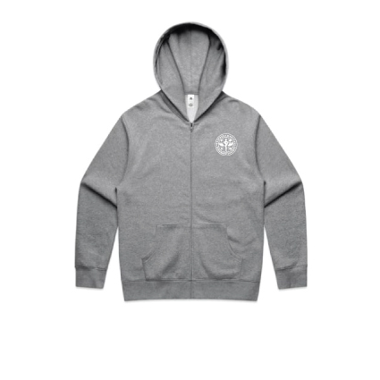 FMSS Relax Zip Up Hoodie- Grey Marle