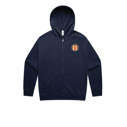 FMSS Relax Zip Up Hoodie- Ink Blue