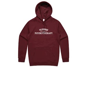 Flinders Uni Physio Bold Hoodie - Burgundy