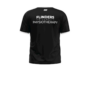Flinders Uni Physio Fitness Tee- Black