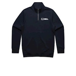 Flinders Uni Physio Half Zip - Navy