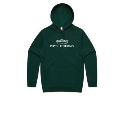 Flinders Uni Physio Bold Hoodie - Pine Green