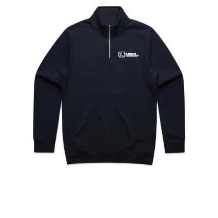 Flinders Uni Physio Half Zip - Navy