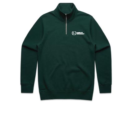 Flinders Uni Physio Half Zip - Pine Green