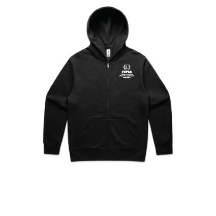 Flinders Uni Physio Zip Hoodie - Gravel
