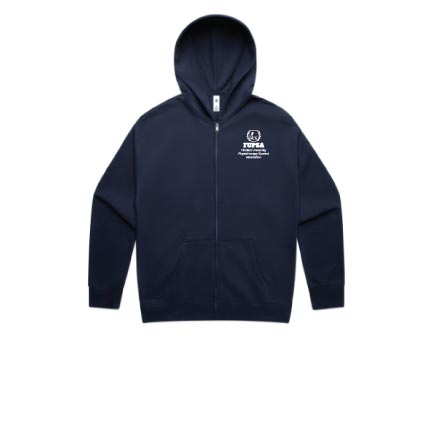 Flinders Uni Physio Zip Hoodie - Navy