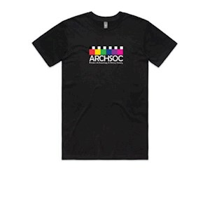 Flinders Uni ARCHSOC Logo Tee - Black