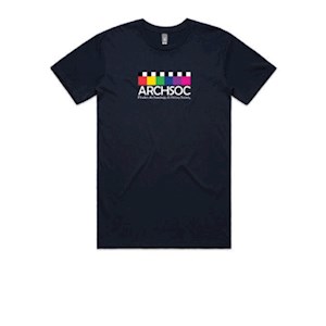 Flinders Uni ARCHSOC Logo Tee - Navy