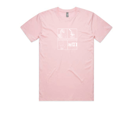 Flinders Uni ARCHSOC Graphic Tee - Pink