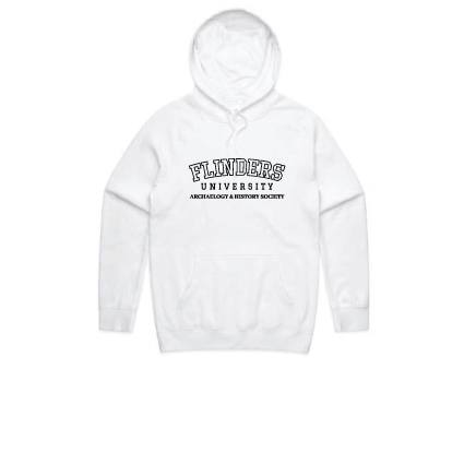 Flinders Uni ARCHSOC Hoodie White