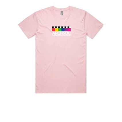 Flinders Uni ARCHSOC Logo Tee - Pink