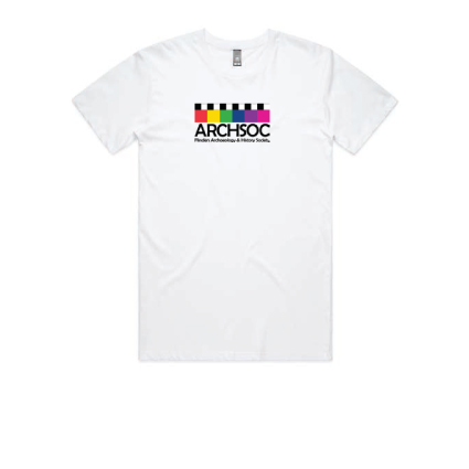 Flinders Uni ARCHSOC Logo Tee - White