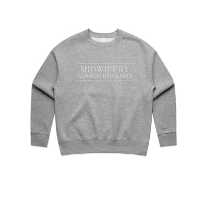 Flinders University Midwifery Crew - Grey Marle