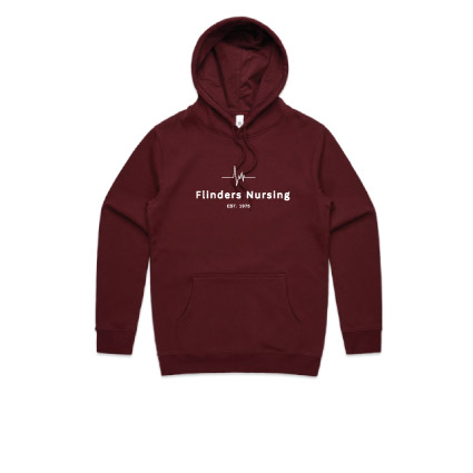 Flinders University Nursing Hoodie - Burgundy