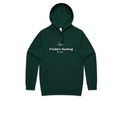 Flinders University Nursing Hoodie - Pine Green