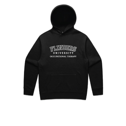 Flinders University OT Hoodie - Black