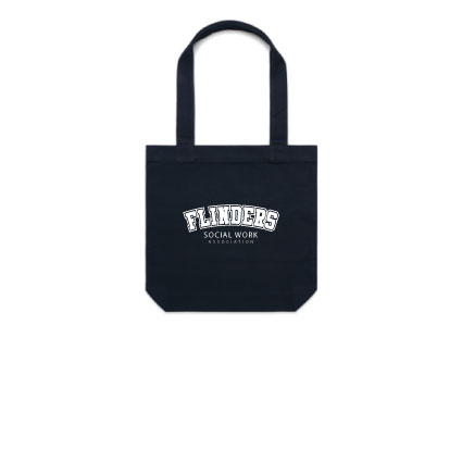 FUSWA Navy Tote Bag