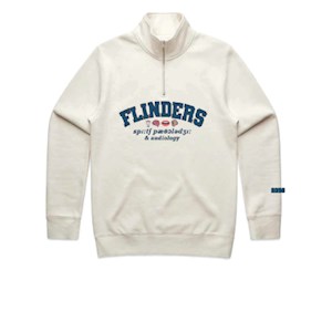 FUSPAA Mens Half Zip- Ecru