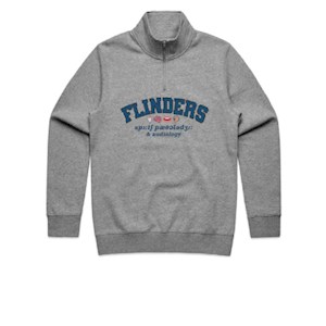 FUSPAA Mens Half Zip- Grey Marle
