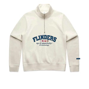 FUSPAA Womens Half Zip- Ecru