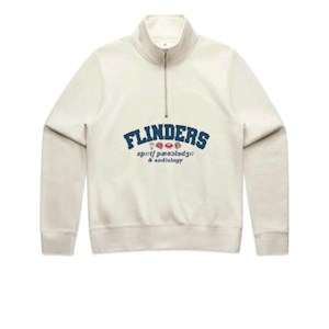 FUSPAA Womens Half Zip- Ecru