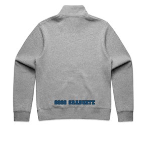 FUSPAA Womens Half Zip- Grey Marle
