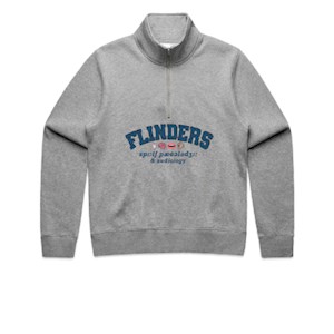 FUSPAA Womens Half Zip- Grey Marle