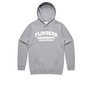 Flinders University Health Sciences Bold Hoodie - Grey Marle