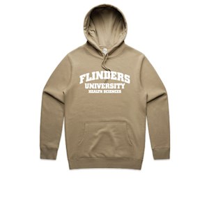 Flinders University Health Sciences Bold Hoodie - Sand