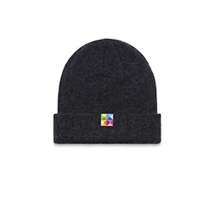 Floral Image Knit Beanie