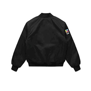 Floral Image Womens Bomber Jacket