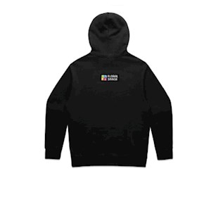 Floral Image Relaxed Hoodie