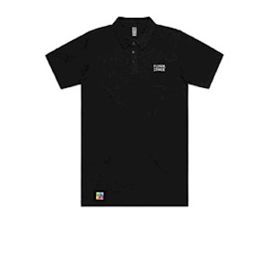  Floral Image Mens SS Polo