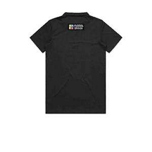  Floral Image Womens SS Polo