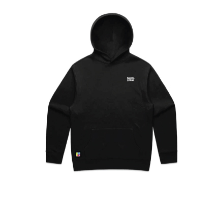 Floral Image Relaxed Hoodie