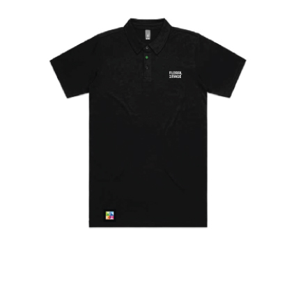  Floral Image Mens SS Polo