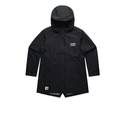  Floral Image Womens Tech Jacket
