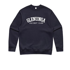Glenunga CC Navy College Crewneck