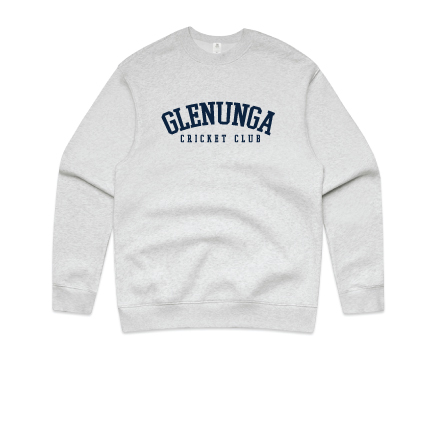 Glenunga CC Grey College Crewneck