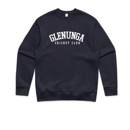 Glenunga CC Navy College Crewneck