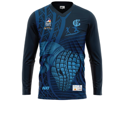 Glenunga FC 2024 Indigenous Long Sleeve Guernsey - Seniors