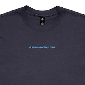 Glenunga FC Relax Tee - Navy