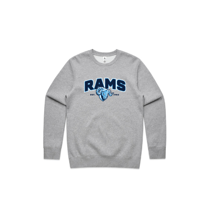 Glenunga FC EMB College Crew - Grey Marle